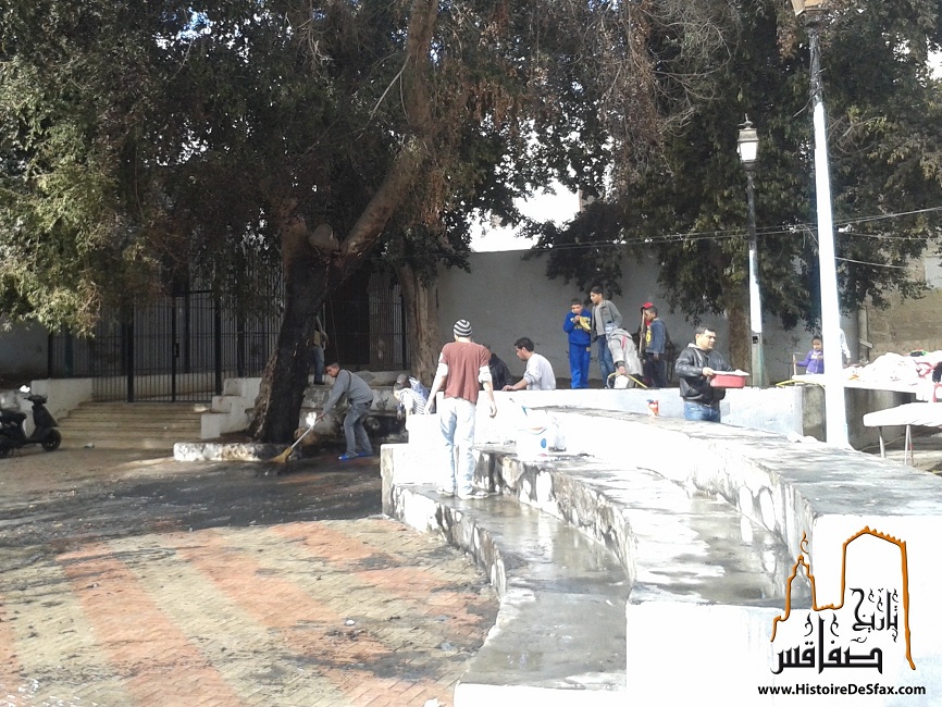 حريق الفريب بباب القصبة صفاقس