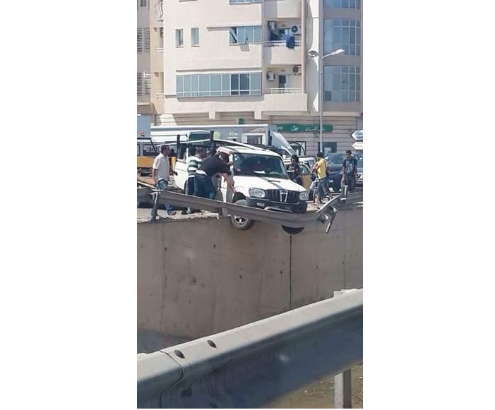 حادث مرور - حزام بورقيبة - صفاقس