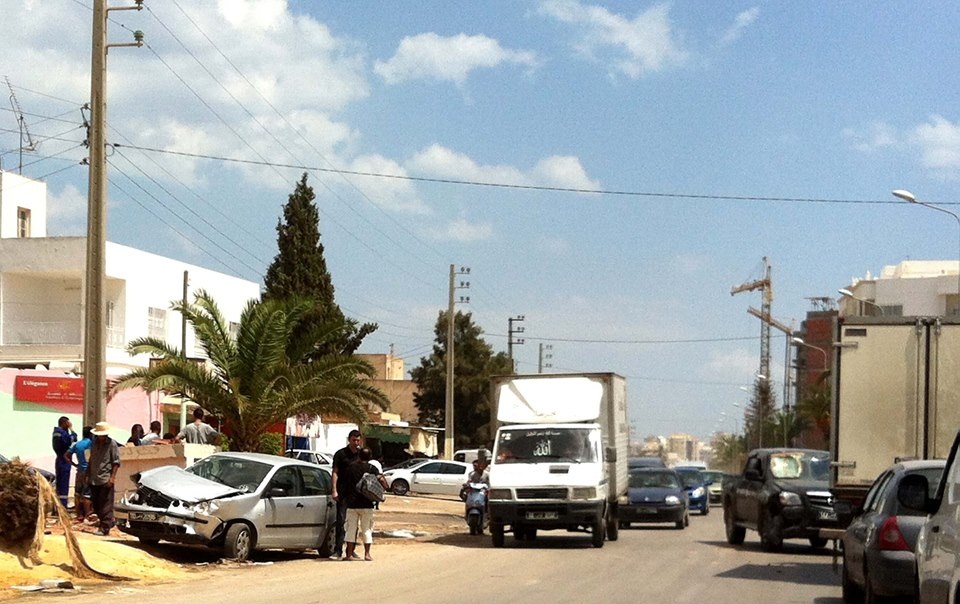 حادث بطريق منزل شاكر كلم 2