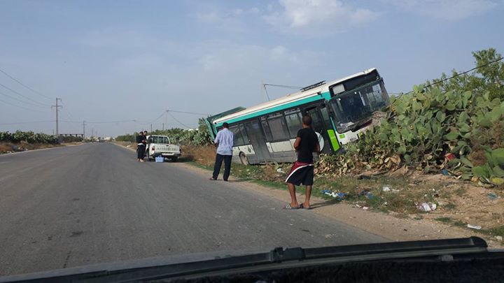 حادث لحافلة بالسلطنية