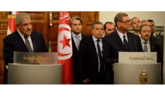 المؤتمر الصحفي لرئيس الوزراء المصري والتونسي