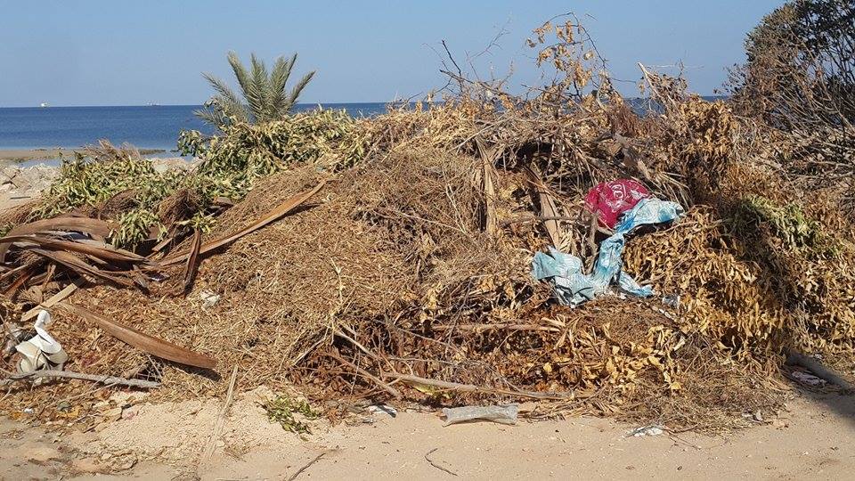 قرقنة - مشاكل بيئية - النفايات