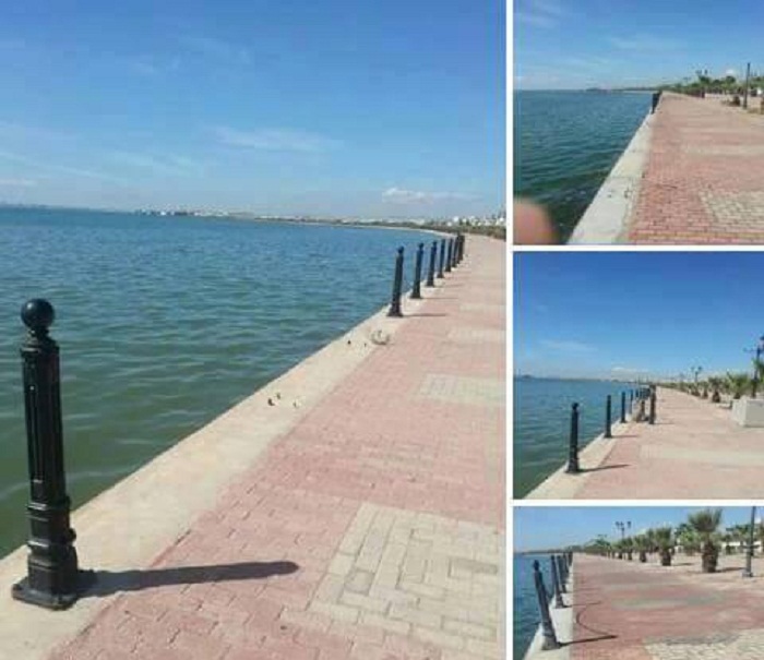 سرقة سلاسل الحماية من ضفاف البحيرة