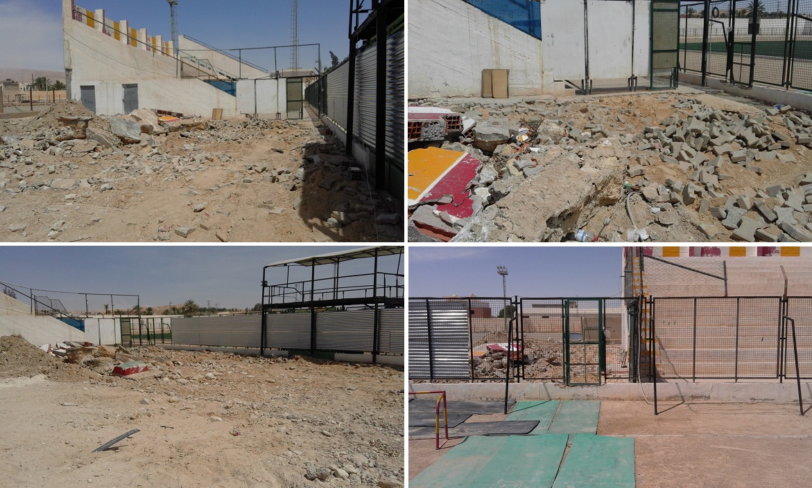 حالة الميدان - أشغال - مباراة - النادي الصفاقسي - نجم المتلوي