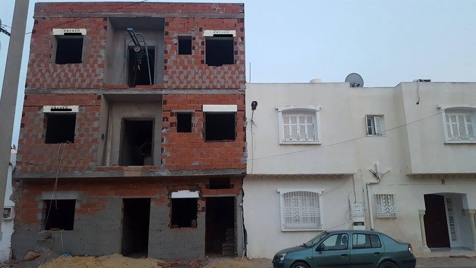 البناء الفوضوي - صفاقس - تونس - بلدية الربط