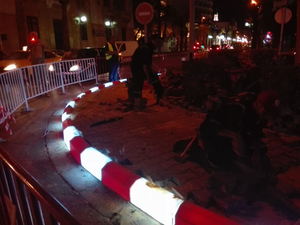 مفترق دائري مضيء - صفاقس 