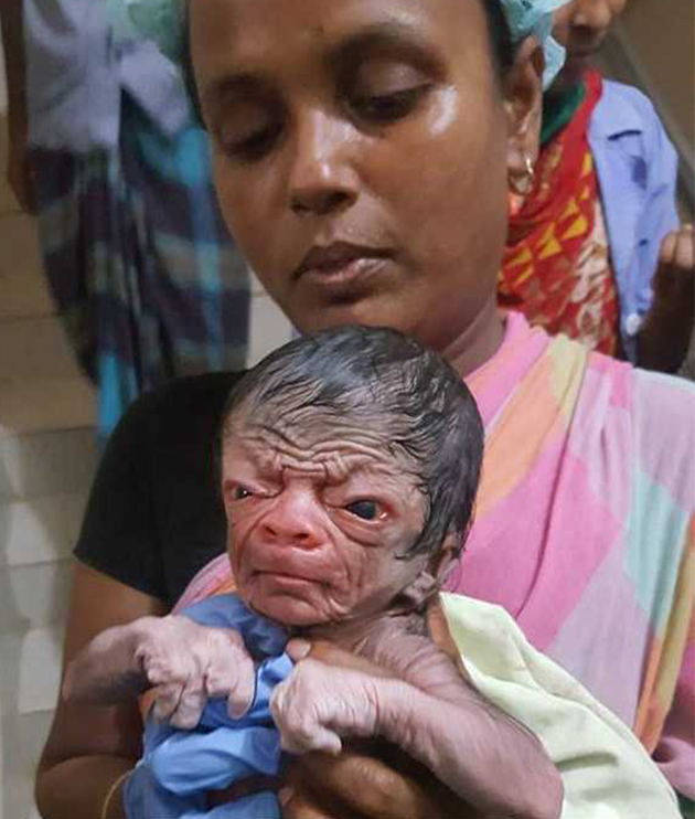 مولود حديث بملامح ثمانيني