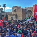 صفاقس : آلاف التونسيين يحتشدون تنديدا باغتيال المهندس الزواري