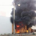 حريق في محل لبيع البنزين المهرب دون تسجيل أضرار بشرية