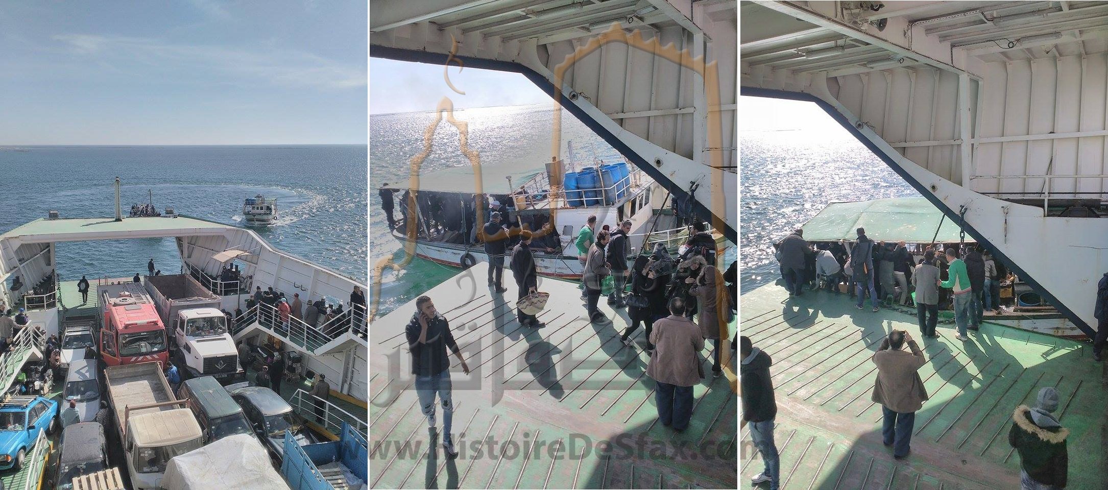 لود - صفاقس - قرقنة - قوارب الصيد تجلي الحالات المستعجلة 