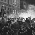 مذبحة هاي‌ماركت أو شغب هاي‌ماركت حدثت في يوم الثلاثاء 4 مايو 1886، في ميدان هاي‌ماركت في شيكاغو. وقد بدأت كتجمع مؤيد لعمال مضربين
