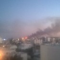 صفاقس : حريق هائل خلف مصنع السياب