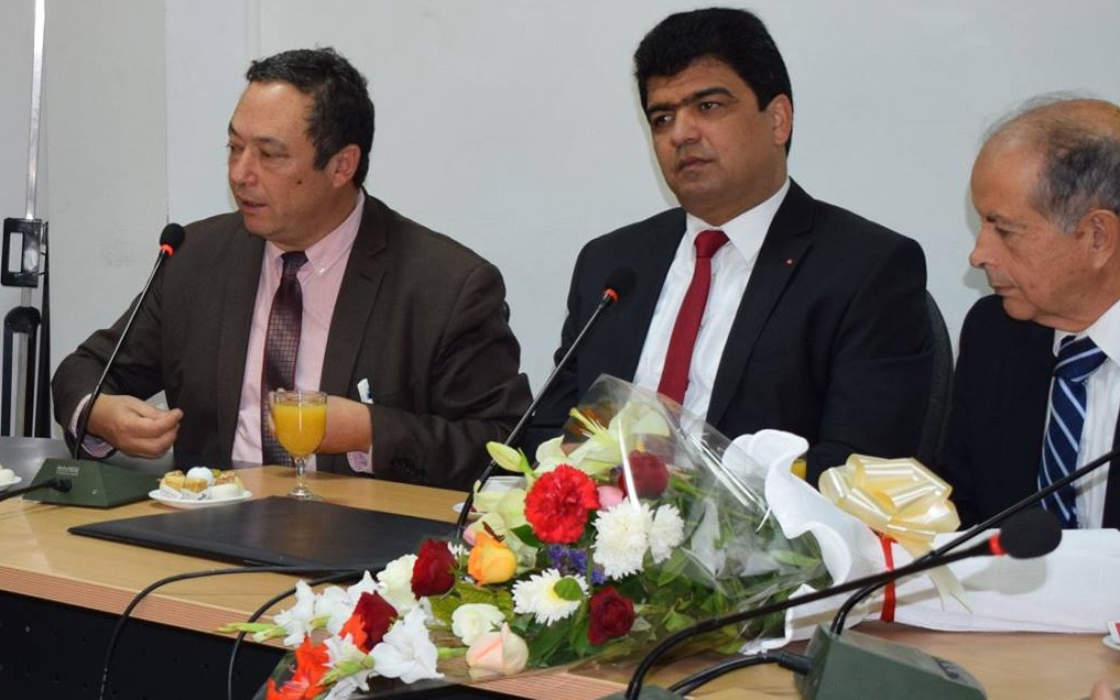 رفيق بوعزيز - عادل الخبثاني والي صفاقس - عبد الواحد لطفي المكني رئيس جامعة صفاقس