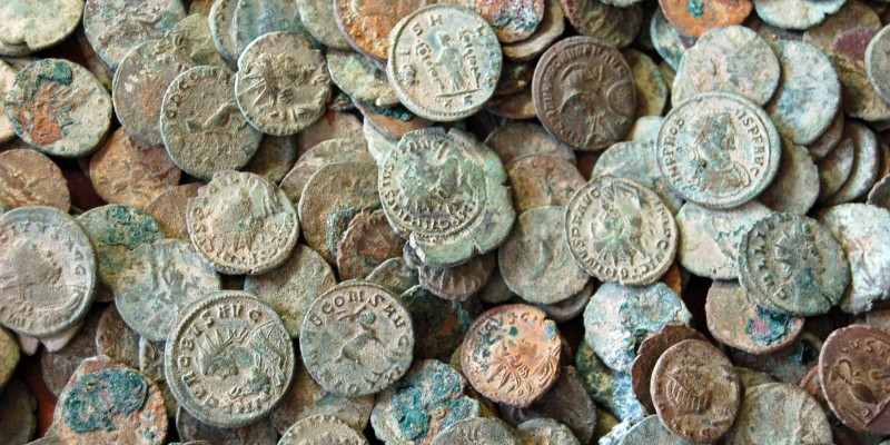 قطع نقدية من العصر الروماني