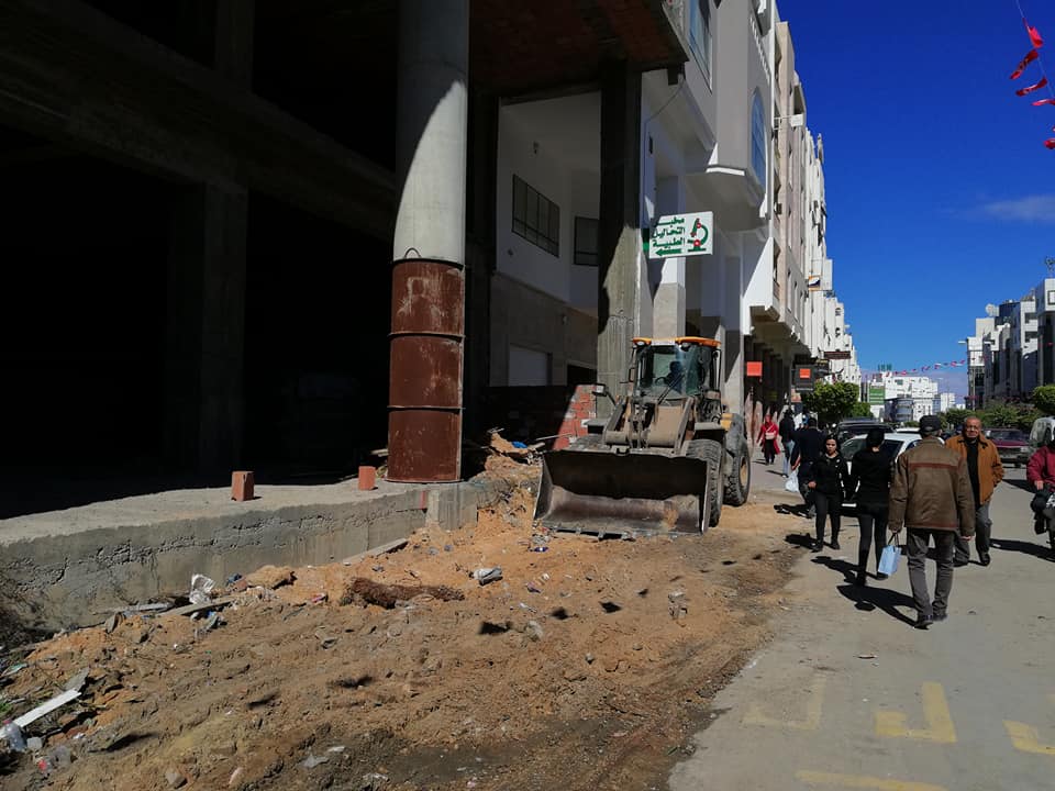 حضيرة- اشغال -بلدية صفاقس