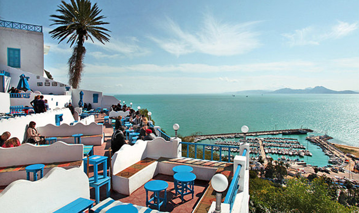 تونس -سيدي بوسعيد- بحر