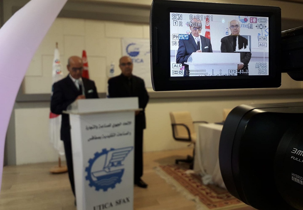  المدير الجهوي لشركة اتصالات تونس نورالدين السليتي - أنور التريكي الاتحاد الجهوي للصناعة والتجارة والصناعات التقليدية بصفاقس