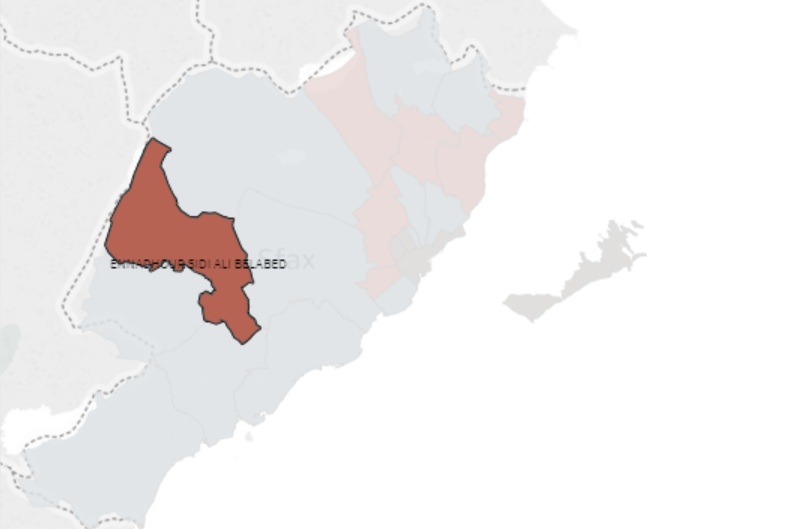 خريطة - بلدية الناظور - سیدي علي بلعابد