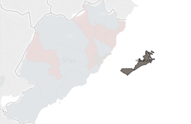خريطة - بلدية قرقنة