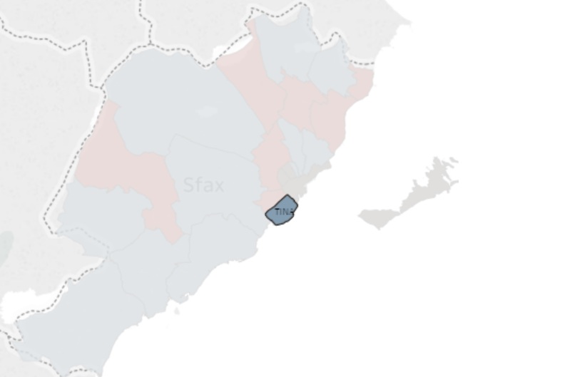 خريطة - بلدية طینة
