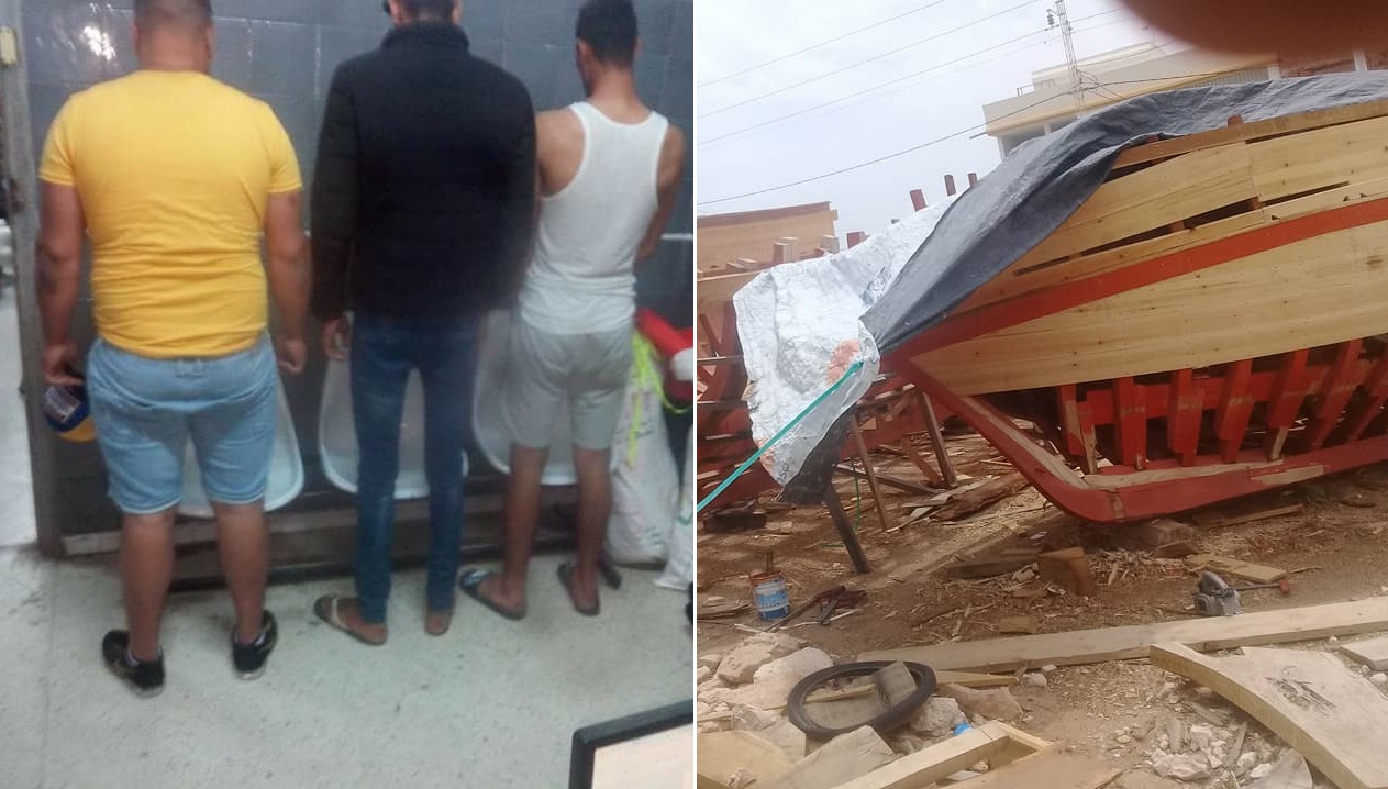 الهجرة من سواحل صفاقس : مداهمات وايقافات لمنظمين ووسطاء .. وتحرير محاضر لمصنع سفن لمخالفته التراتيب القانونية