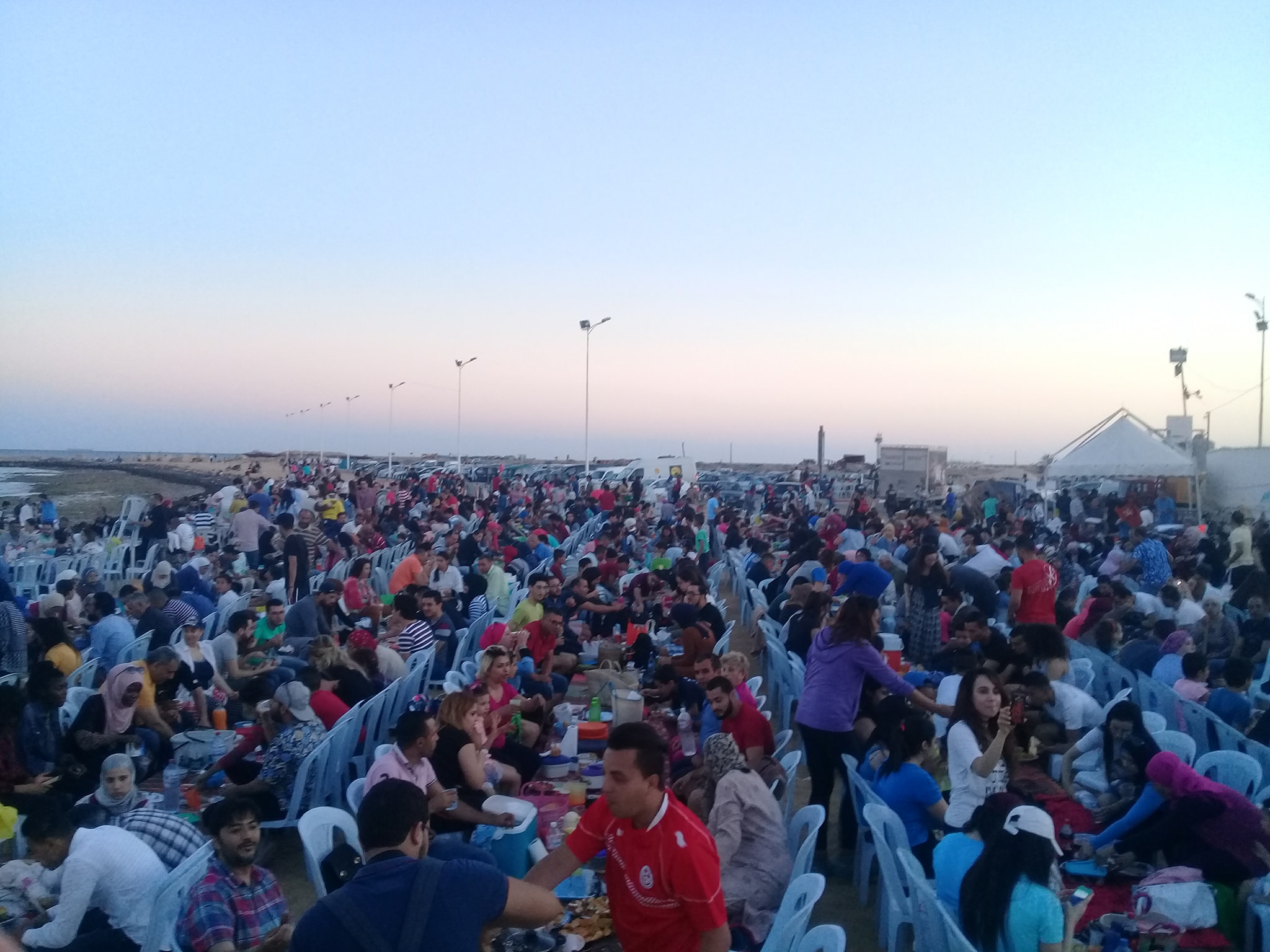 صفاقس - رمضان - افطار جماعي - شاطئ الكازينو - 2018