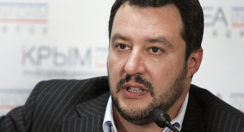 وزيرالداخلية الايطالي ماتيو سالفيني