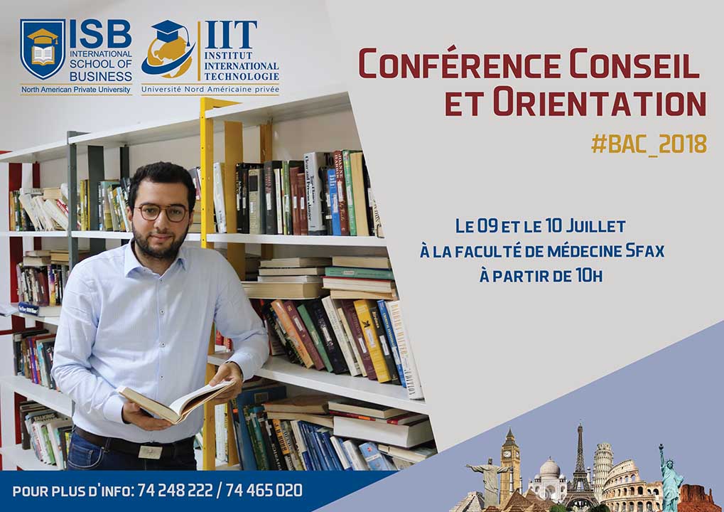 L’International School of Business De Sfax organise une conférence de Conseil et Orientation pour les nouveaux bacheliers