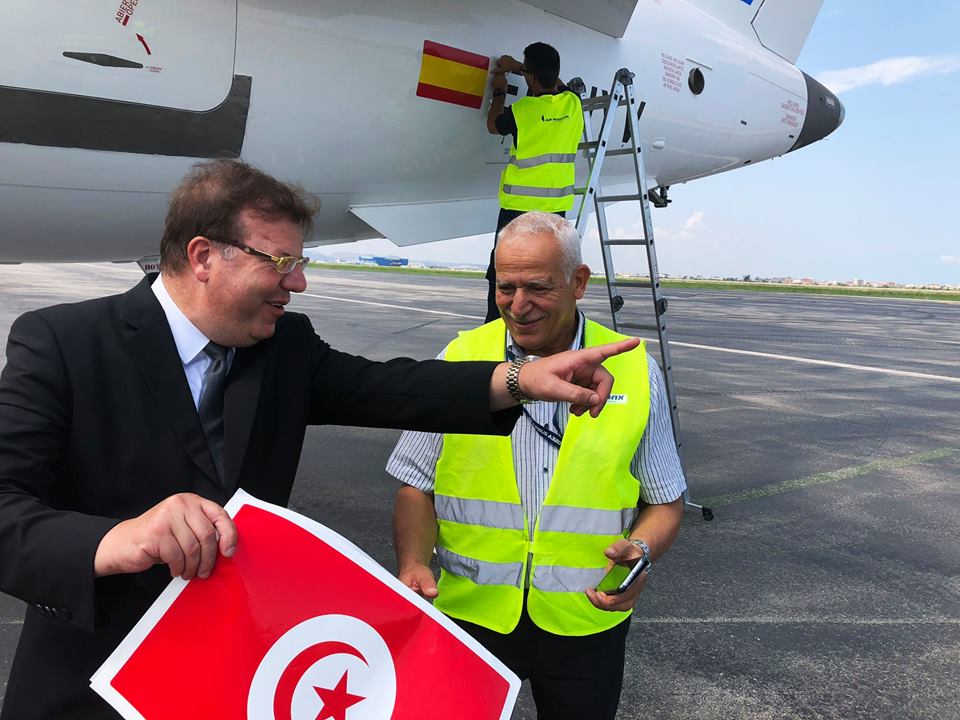 وصول الطائرة الثانية لشركة سيفاكس ارلاينز إلى تونس