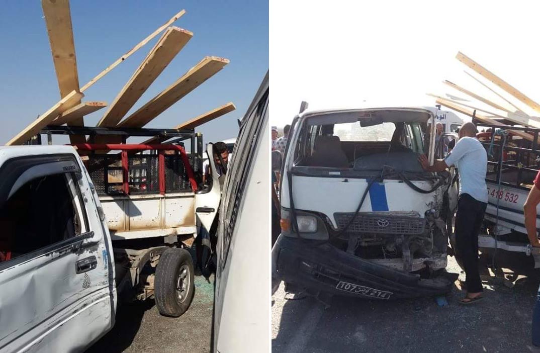 صفاقس : إصابة 4 أشخاص اثر حادث مرور في معتمدية عقارب