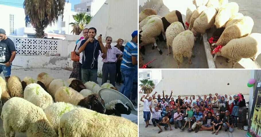 صفاقس : جمعية اللمة الصفاقسية توزع 20 خروف على عائلات معوزة