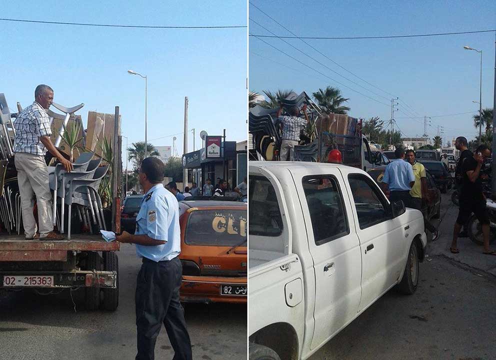 حملة للتصدي للانتصاب العشوائي في الشيحية و قرمدة وساقية الزيت وساقية الدائر