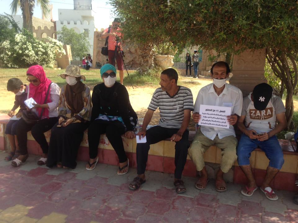 تحرك احتجاجي-اكسيجين-عقارب