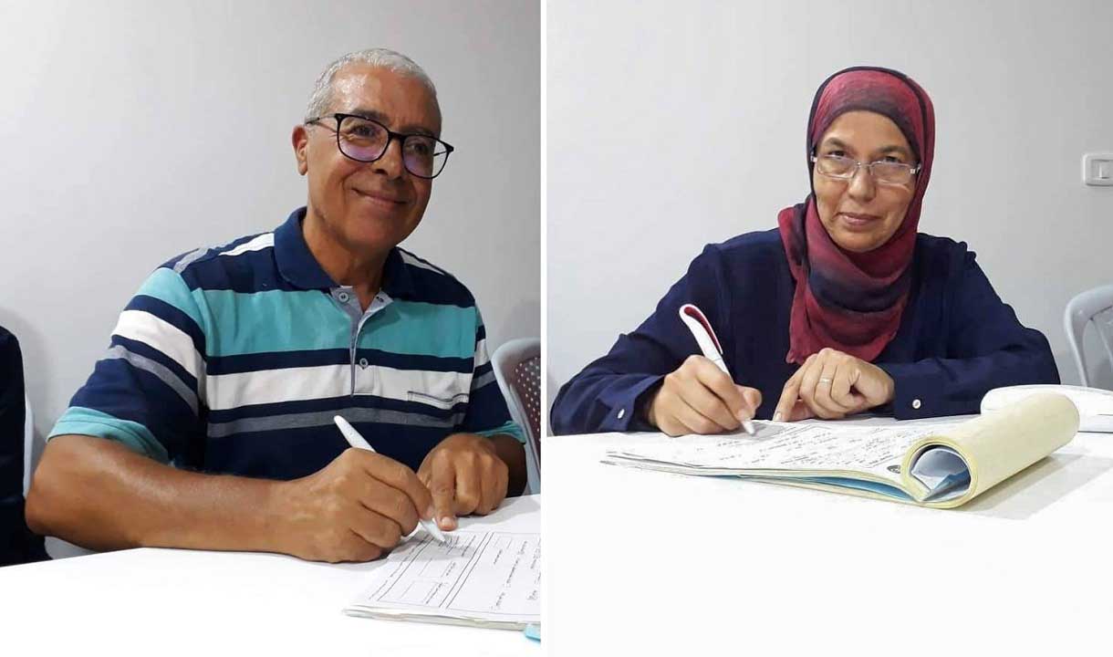 نجيب العموص - أمال بوعصيدة - التيار الديمقراطي