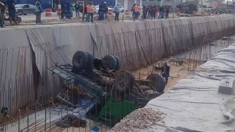 صفاقس: سقوط شاحنة في حزام بورقيبة