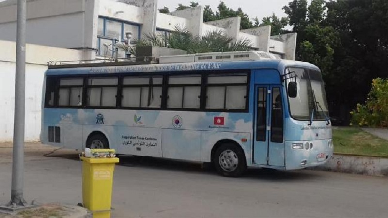 مخبر متنقل لقيس نسبة التلوث -صفاقس