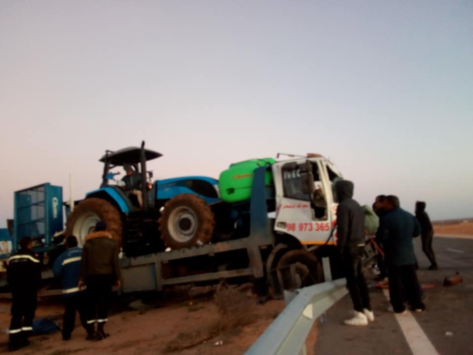 حادث -طريق السيارة -صفاقس -قابس