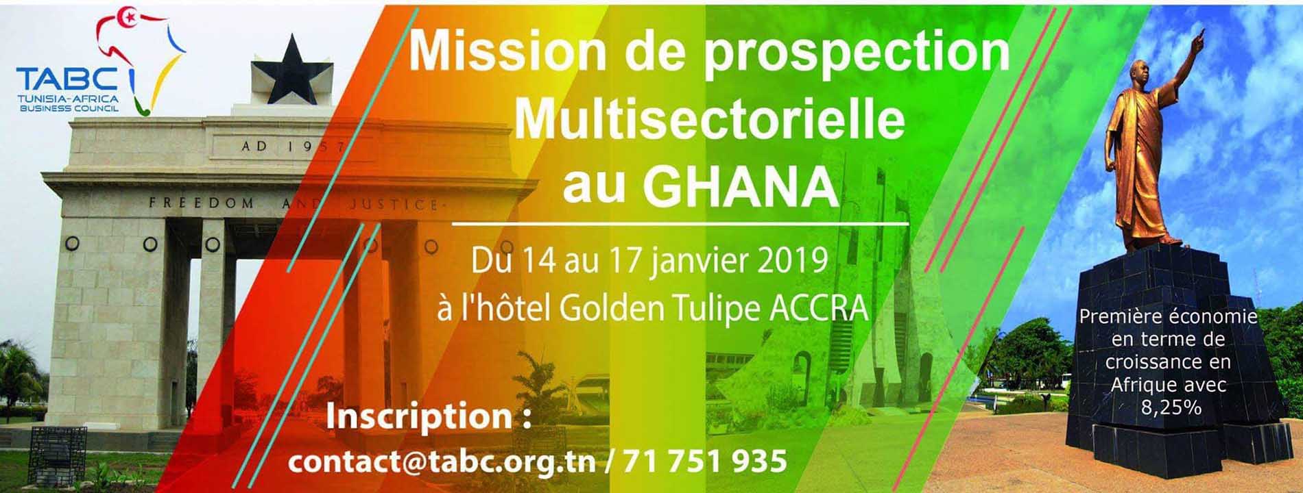 TABC organise une mission multisectorielle au Ghana