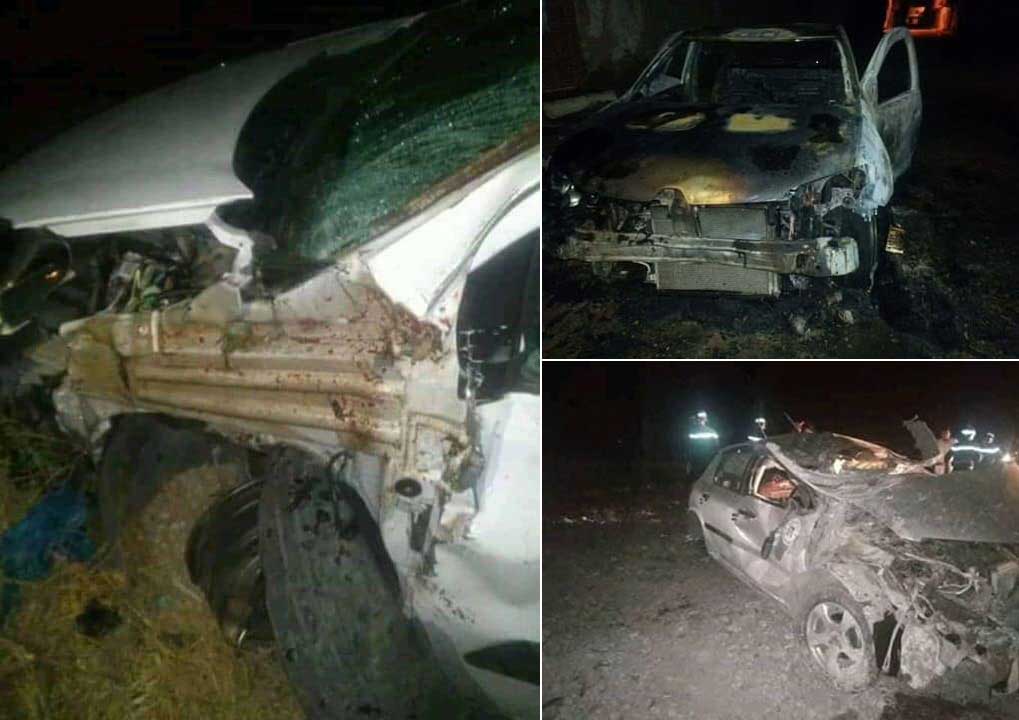 حادث مرور أليم في صفاقس: احتراق سيارتين يسفر عن وفاة شخصين على عين المكان