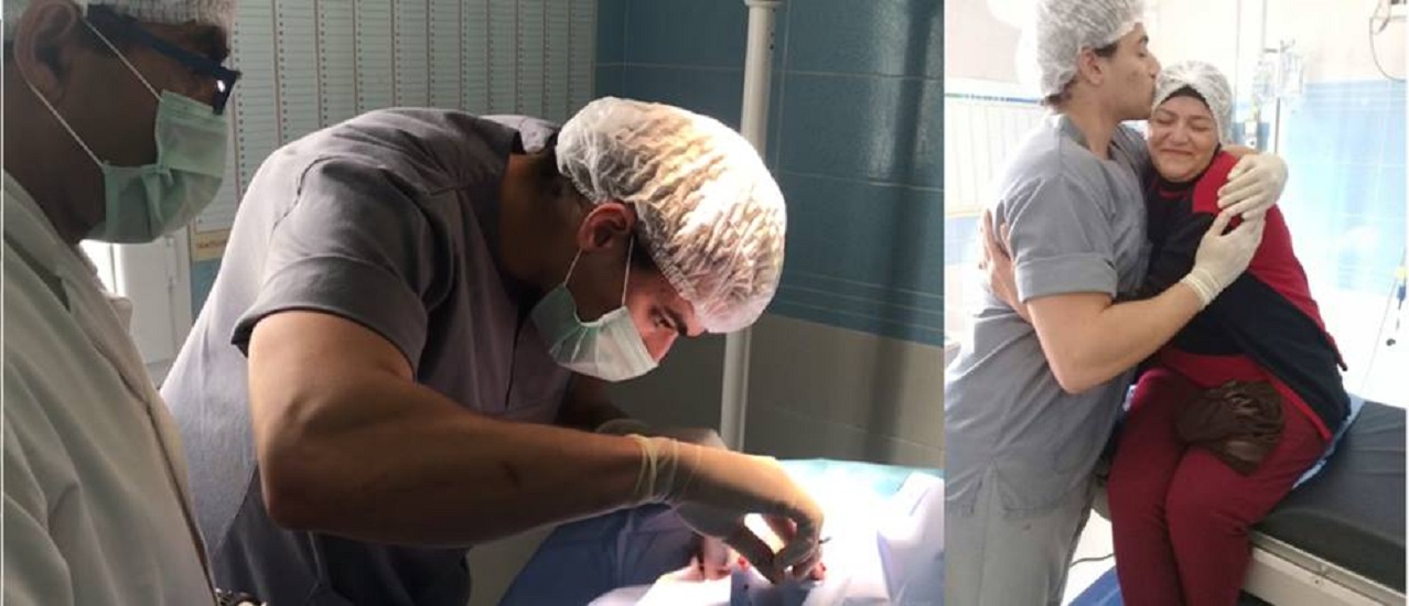 غيث الوسلاتي يجري عملية جراحية لامه