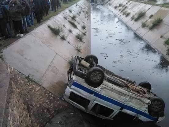 صفاقس : إصابة 9 أشخاص اثر سقوط سيارة "لواج" في الحزام