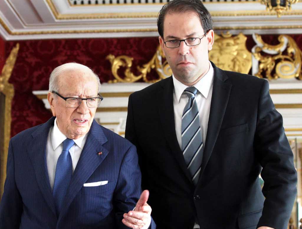 الباجي قائد السبسي - يوسف الشاهد