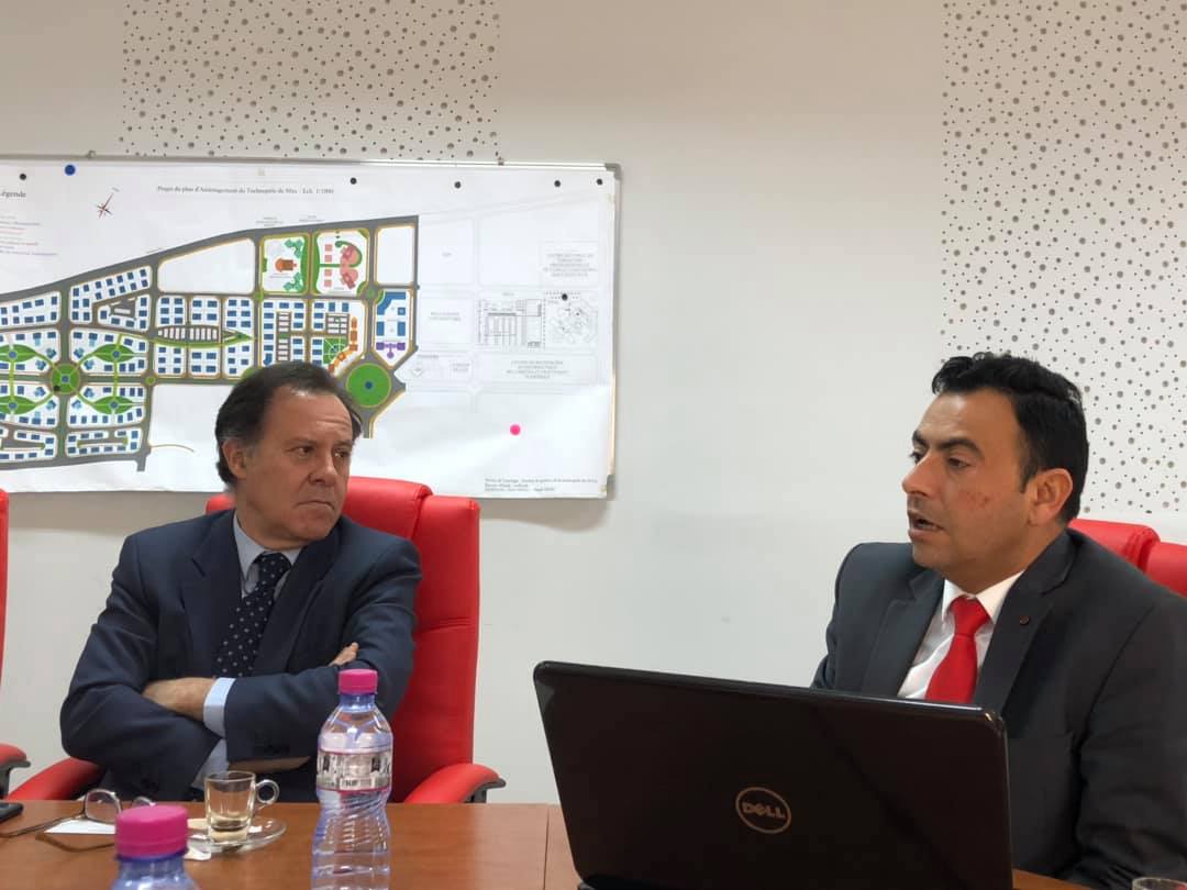 L'ambassadeur d'Espagne en Tunisie en visite à la Technopole Sfax