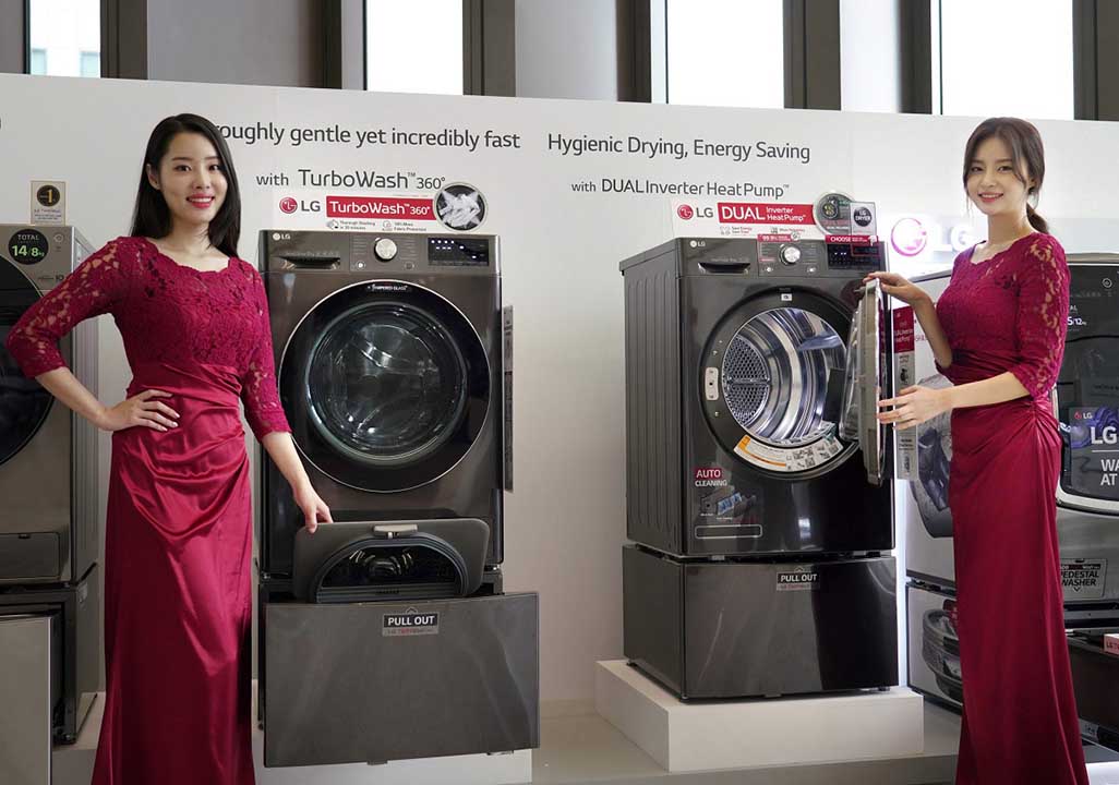 LG présente des machines à laver à haute efficacité énergétique et haute performance pour MEA