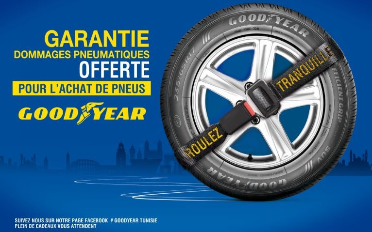 "بارنان" تطلق تصوّرا فريدا من نوعه في تونس : ضمان الأضرار لإطارات "Goodyear" 