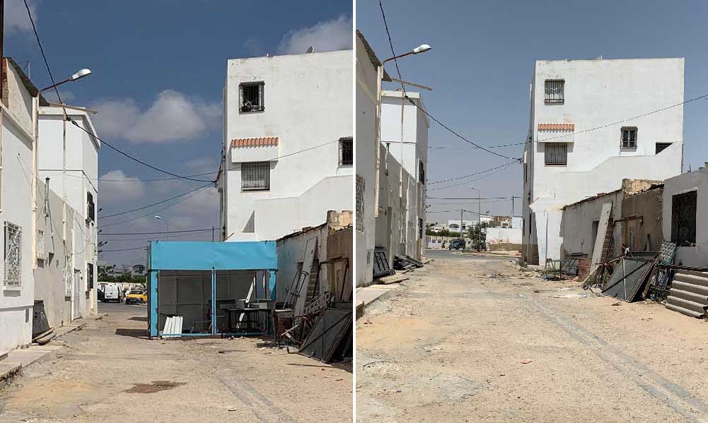 قامت مصالح بلدية صفاقس وبالتحديد دائرة الربض اليوم السبت 6 جويلية 2019, بالتدخل السريع عبر إزالة هياكل حديدي ضخم، بعد أن قمنا بنشر مقال حول حداد قام منذ مدة بغلق منافذ زنقة المنيف في طريق القائد محمد كم 1.5. تفاعل سريع وجيد يبرهن ان الرغبة موجودة للقفز بالعمل البلدي الى الافضل وان العمل الصحفي يساعد المسؤول بصفاقس على اداء واجبه على احسن وجه وان هدف الجميع هو خدمة صفاقس.