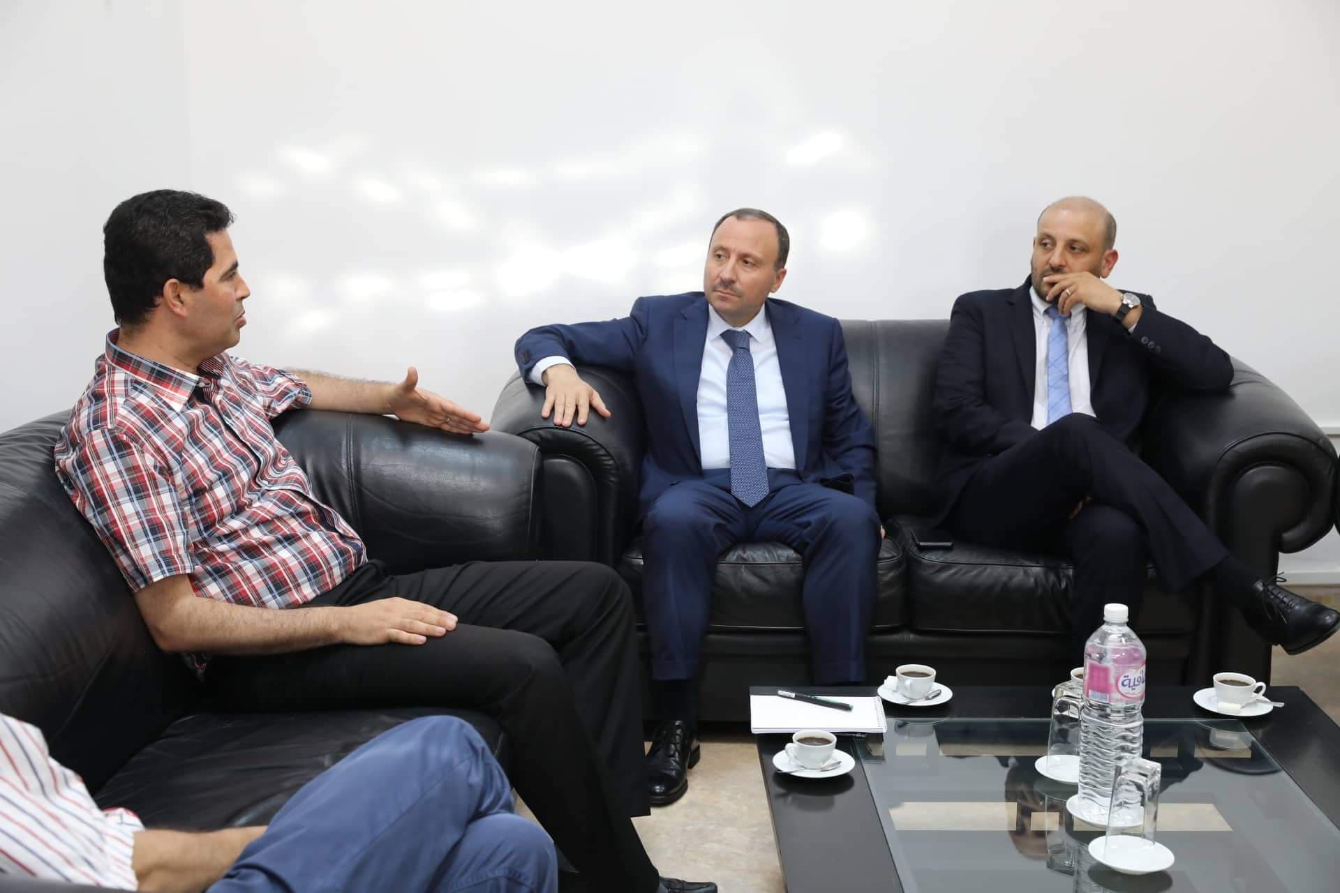 وفد من مجلس اعمال تونس افريقيا في ضيافة المدرسة الوطنية للمهندسين بصفاقس للنظر في ابرام اتفاقية شراكة