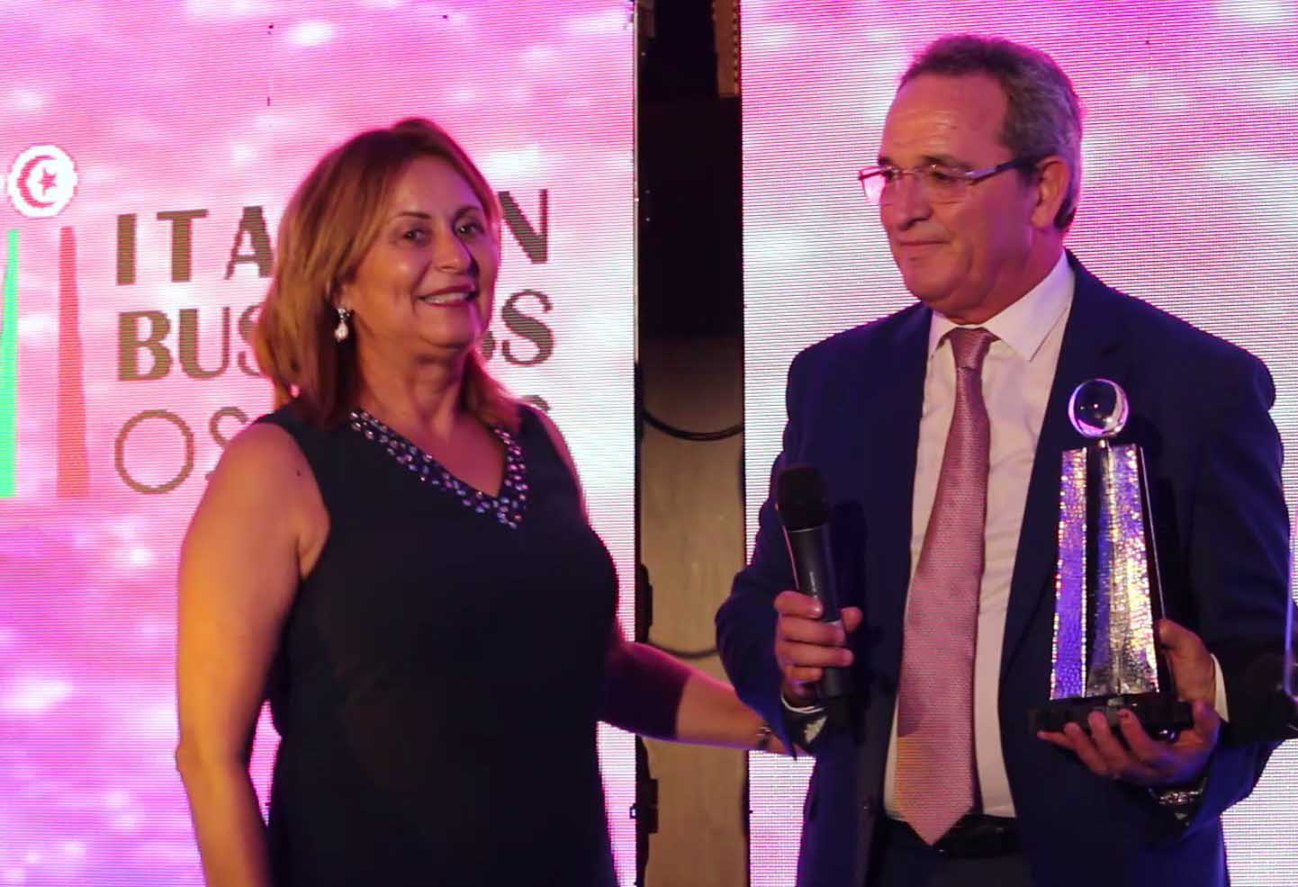 La group Tunisien CHO remporte l'Italian Business Oscars tant que meilleur partenaire Tunisien ( Vidéo )