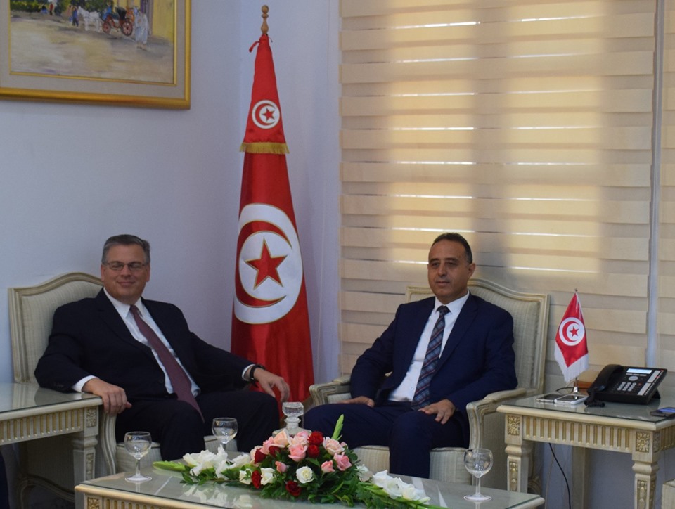 لقاء بين والي صفاس وسفير الولايات المتحدة بتونس