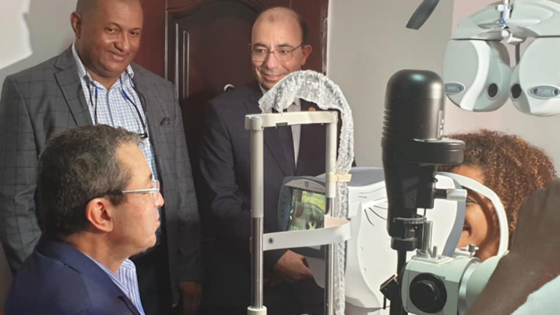 Bassem Loukil inaugure à Conakry le premier centre guinéo-tunisien d'ophtalmologie